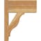Ekena Millwork Funston Block Rough Sawn Outlooker, Western Red Cedar, 8"W x 16"D x 20"H OUT08X16X20FST05RWR - alternate 2